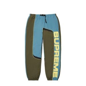Supreme Olive Paneled Track Pants